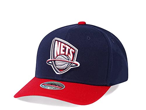 Mitchell & Ness Brooklyn Nets Team Two Tone Red Line Solid Flex Snapback Cap von Mitchell & Ness