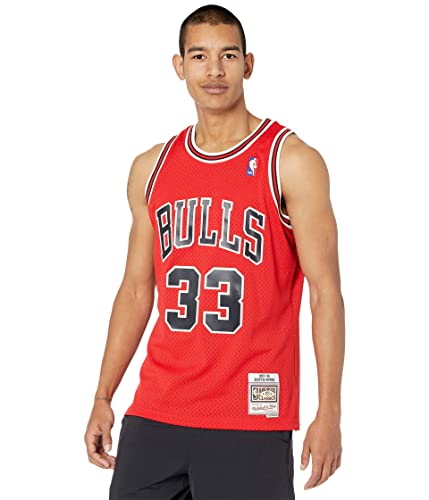 Mitchell & Ness NBA Hardwood Classics Swingman Jersey Chicago Bulls - Scottie Pippen - XL, Road 1997-98 von Mitchell & Ness