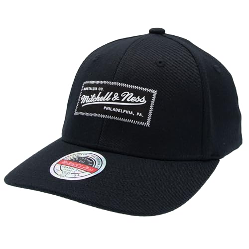 Mitchell & Ness Classic Red Biowashed Snapback Basecap, Einheitsgröße, verstellbar, Herren, Frauen, Kinder, Unisex, Frühling, Sommer, Herbst, Winter von Mitchell & Ness
