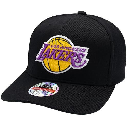 Mitchell & Ness Classic Red Snapback Team Logo - Los Angeles Lakers von Mitchell & Ness