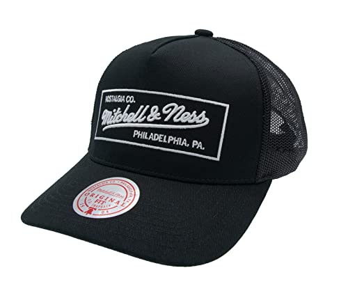 Mitchell & Ness Classic Trucker Snapback - Box Logo - Own Brand, blk/wht von Mitchell & Ness