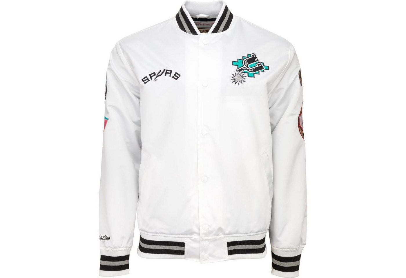 Mitchell & Ness Collegejacke City Collection Satin San Antonio Spurs von Mitchell & Ness