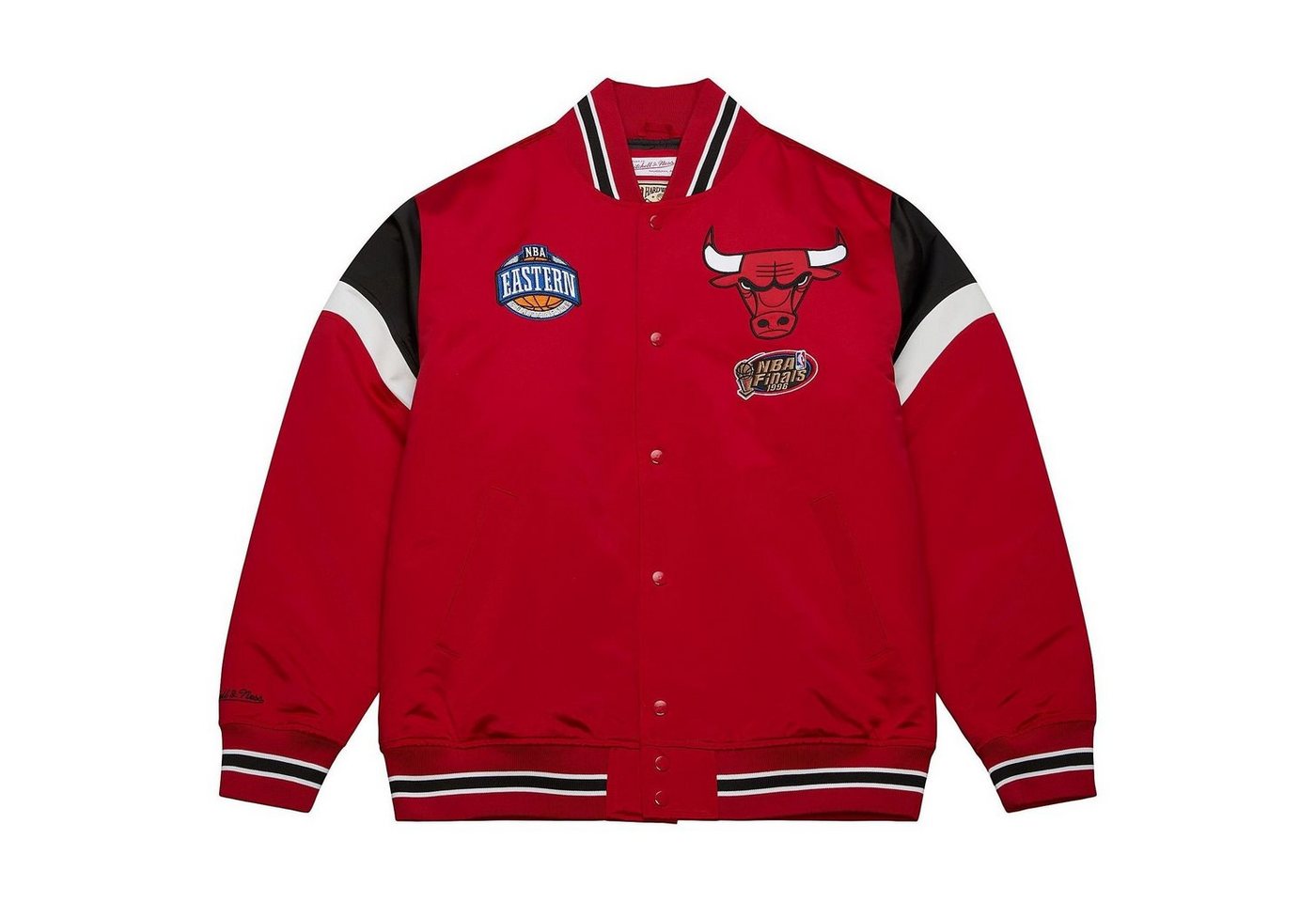 Mitchell & Ness Collegejacke Heavyweight Satin NBA Chicago Bulls von Mitchell & Ness