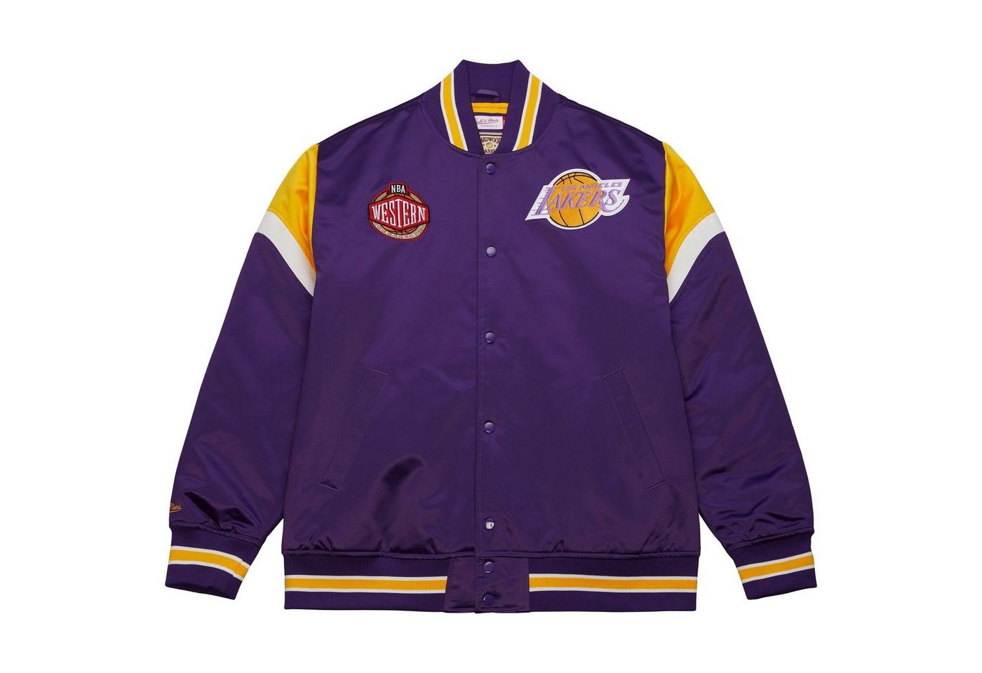 Mitchell & Ness Collegejacke Heavyweight Satin NBA Los Angeles Lakers von Mitchell & Ness