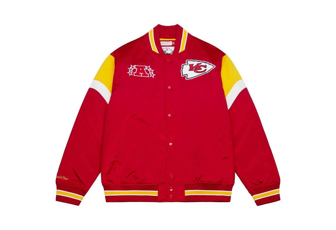 Mitchell & Ness Collegejacke Heavyweight Satin NFL Kansas City Chiefs von Mitchell & Ness