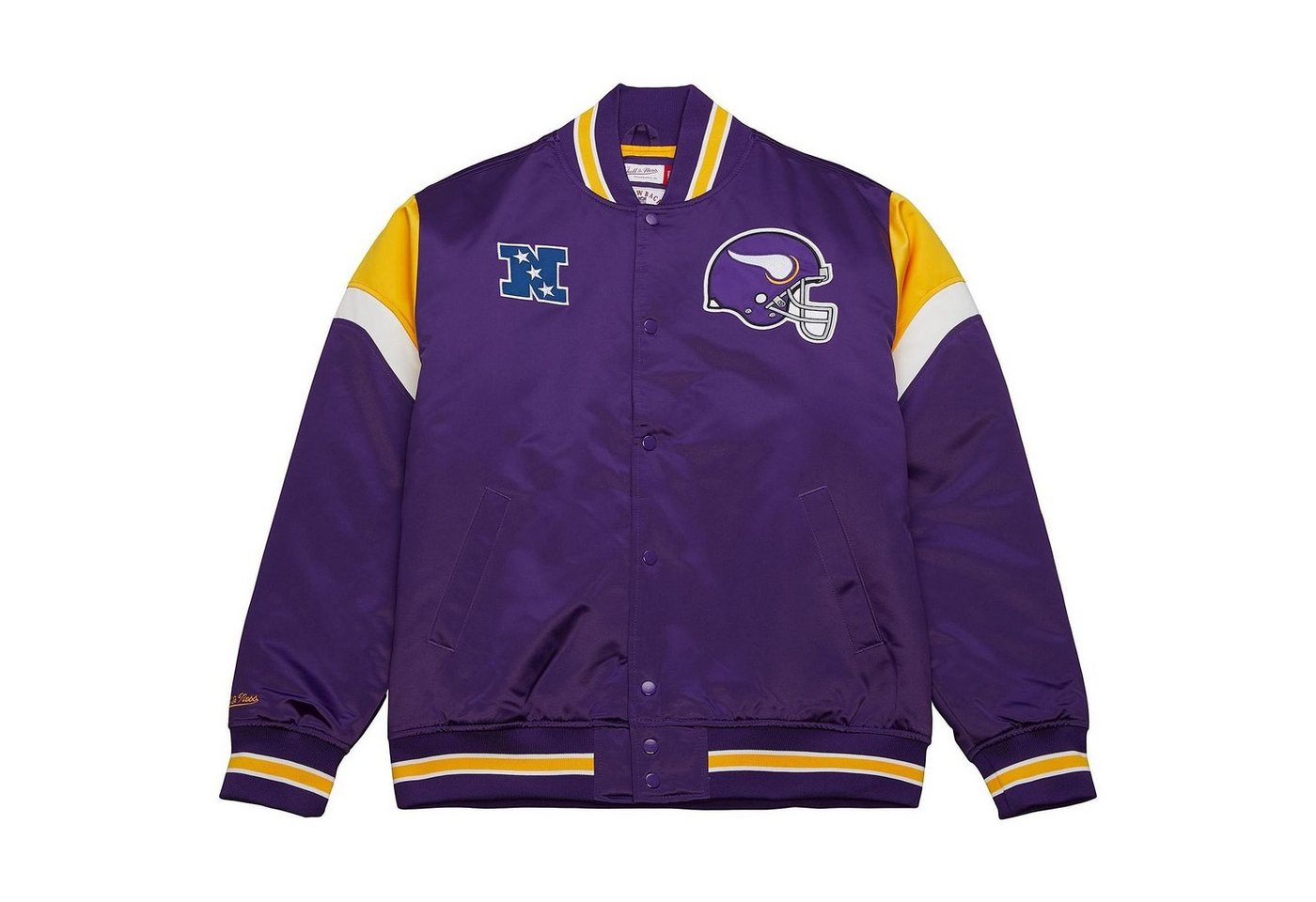 Mitchell & Ness Collegejacke Heavyweight Satin NFL Minnesota Vikings von Mitchell & Ness