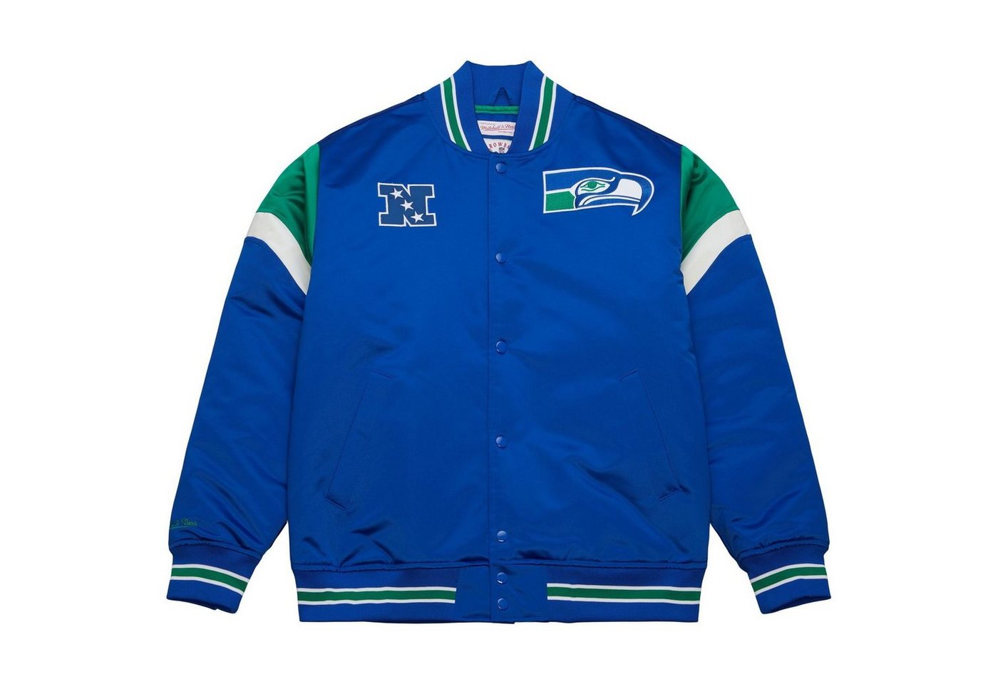 Mitchell & Ness Collegejacke Heavyweight Satin NFL Seattle Seahawks von Mitchell & Ness