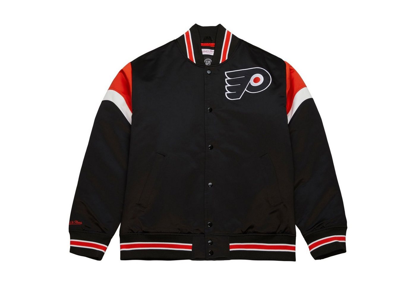 Mitchell & Ness Collegejacke Heavyweight Satin NHL Philadelphia Flyers von Mitchell & Ness