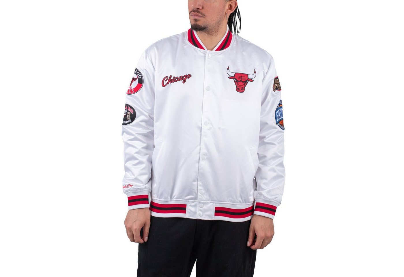 Mitchell & Ness Collegejacke Mitchell & Ness Hometown Lightweight Satin Jacket von Mitchell & Ness