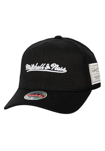Mitchell & Ness Logo Comfy Core Snapback Cap Branded Schwarz, Size:OneSize von Mitchell & Ness