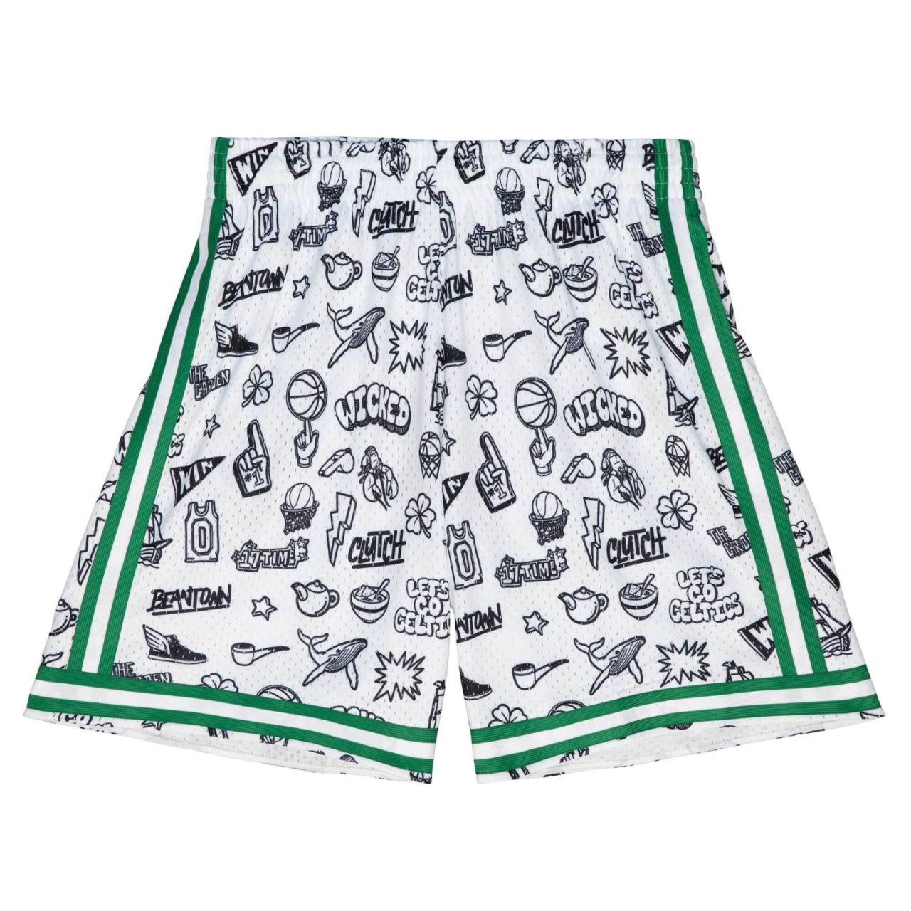 Mitchell & Ness DOODLE Swingman Boston Celtics Shorts von Mitchell & Ness