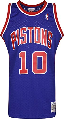 Mitchell & Ness - Detroit Pistons - Dennis Rodman - Trikot Jersey Swingman - blau - NBA Basketball (XL) von Mitchell & Ness