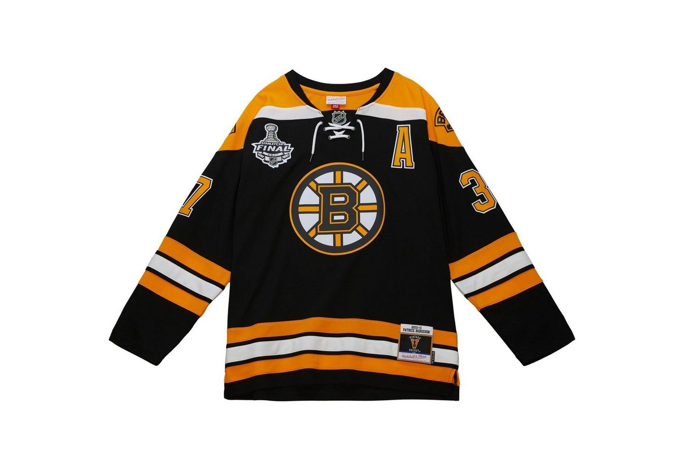 Mitchell & Ness Eishockeytrikot Line Patrice Bergeron Boston Bruins 2010 Jersey von Mitchell & Ness