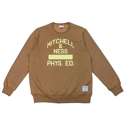 Mitchell & Ness Fashion Graphic Crewneck, XL, Brown von Mitchell & Ness