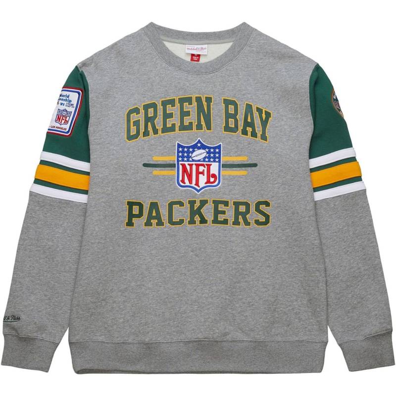 Mitchell & Ness Fleece 4.0 Pullover Green Bay Packers von Mitchell & Ness