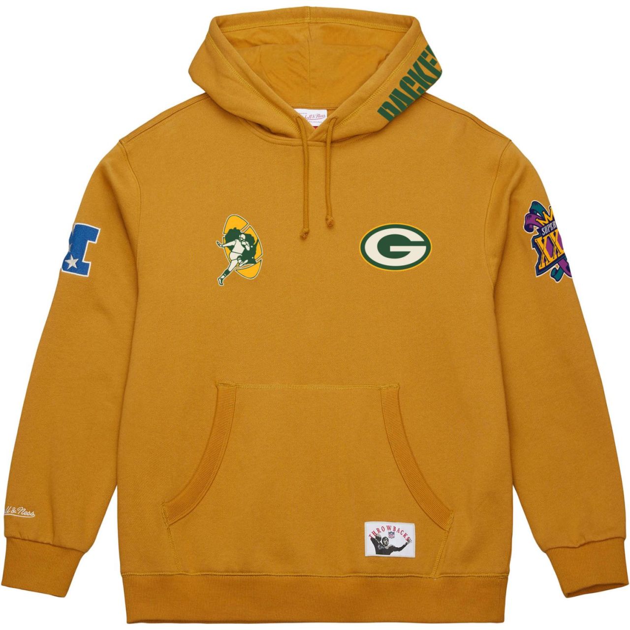 Mitchell & Ness Fleece Hoody DUSTED Green Bay Packers Mitchell & Ness Fleece Hoody DUSTED Green Bay Packers von Mitchell & Ness