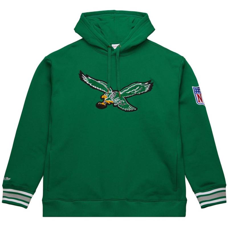 Mitchell & Ness Fleece Hoody - STITCH Philadelphia Eagles von Mitchell & Ness