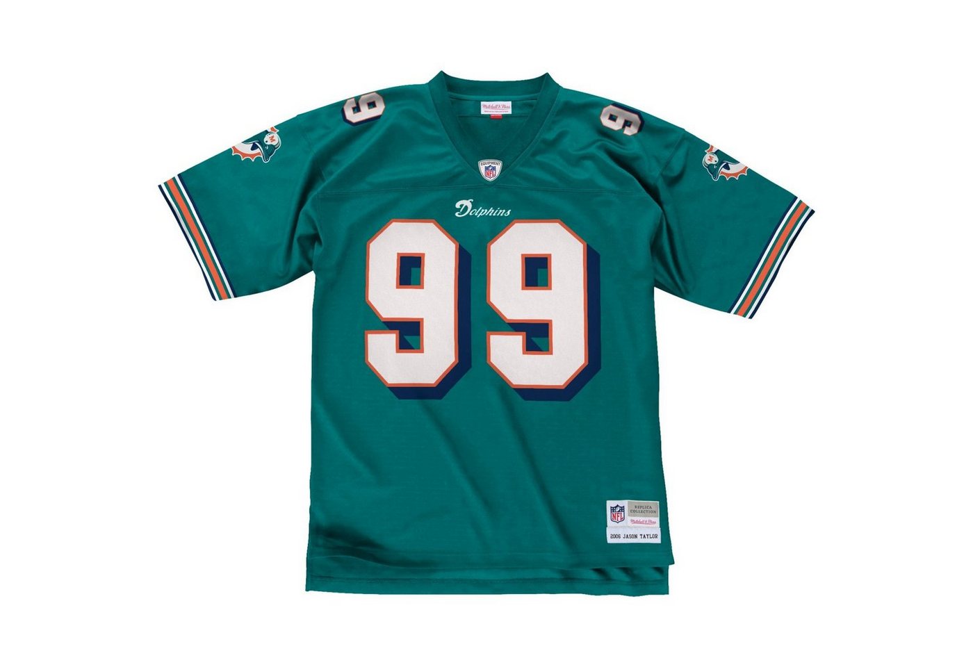 Mitchell & Ness Footballtrikot NFL Legacy Jersey Miami Dolphins 2006 Jason Taylo von Mitchell & Ness