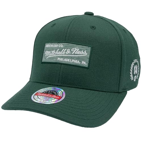Mitchell & Ness Heather Box Logo Classic Red Snapback - OB, Green von Mitchell & Ness