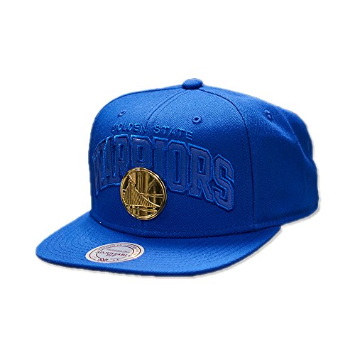 Mitchell & Ness Herren Caps / Snapback Cap Lux Arch en State Warriors blau Verstellbar von Mitchell & Ness