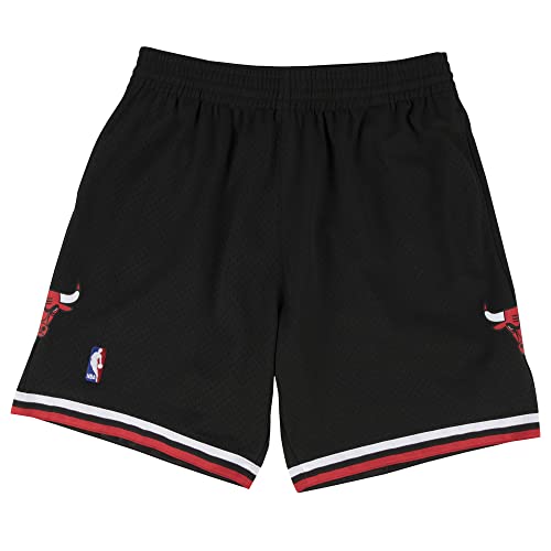 Mitchell & Ness Herren Hose rot/schwarz/weiß L von Mitchell & Ness