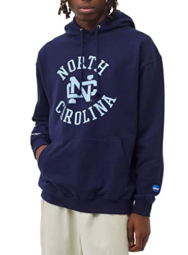 Mitchell & Ness Herren Kapuzepullover OG Hoody NCAA University of North Carolina HDSSINTL1060-UNCNAVY (as3, Alpha, x_l, Regular, Regular) von Mitchell & Ness