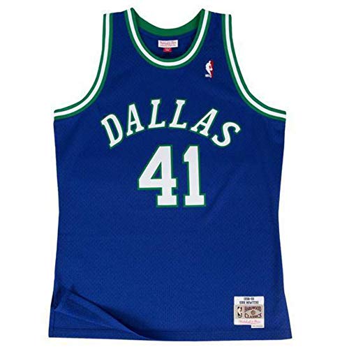 Mitchell & Ness Herren Shirt Dallas Mavericks Royalblau S von Mitchell & Ness