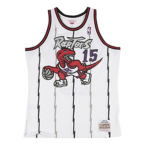 Mitchell & Ness Herren Shirt Toronto Raptors - NBA Swingman weiß M von Mitchell & Ness