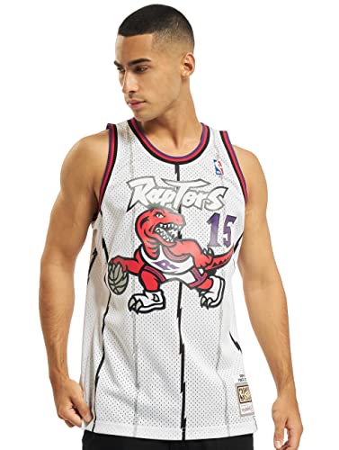 Mitchell & Ness Herren Shirt Toronto Raptors - NBA Swingman weiß L von Mitchell & Ness