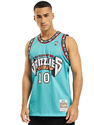 Mitchell & Ness Herren Tank Tops NBA Swingman Vancouver Grizzlies Mike Bibby türkis M von Mitchell & Ness