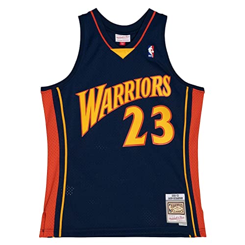 Mitchell & Ness Jason Richardson #23 Golden State Warriors 2002-03 Swingman NBA Trikot Navy von Mitchell & Ness