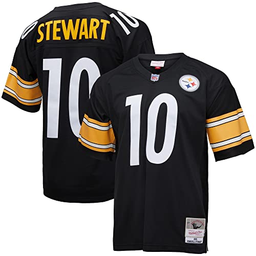 Mitchell & Ness Kordell Stewart #10 Pittsburgh Steelers Legacy Throwback NFL Trikot Schwarz, L von Mitchell & Ness