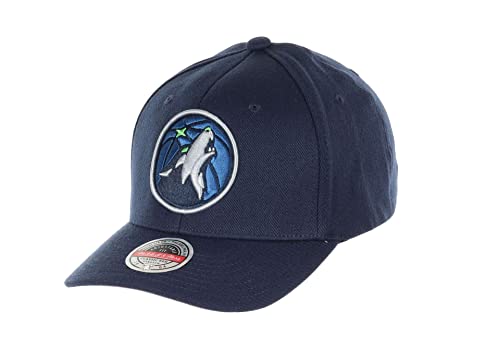 Mitchell & Ness Minnesota Timberwolves Blue NBA Team Ground 2.0 Classic Red Snapback Cap - One-Size von Mitchell & Ness