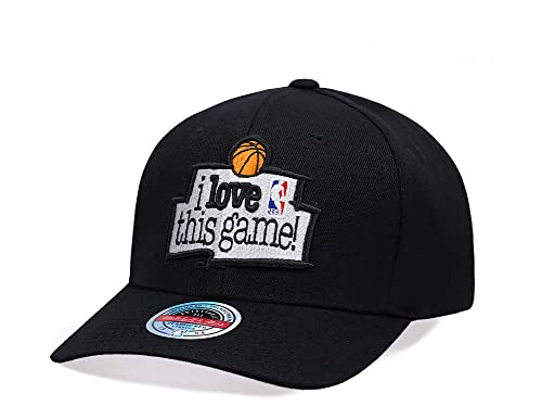 Mitchell & Ness NBA/HWC - I Love This Game - Classic Red Snapback Cap, Black von Mitchell & Ness