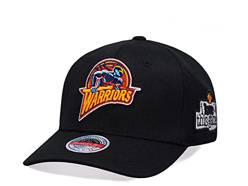 Mitchell & Ness NBA/HWC - I Love This Game - Classic Red Snapback Cap, Golden State Warriors, Black von Mitchell & Ness