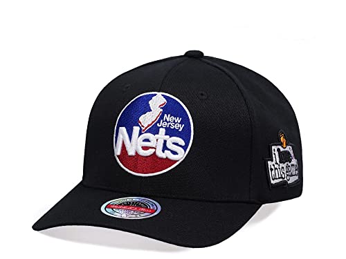 Mitchell & Ness NBA/HWC - I Love This Game - Classic Red Snapback Cap, New Jersey Nets, Black von Mitchell & Ness