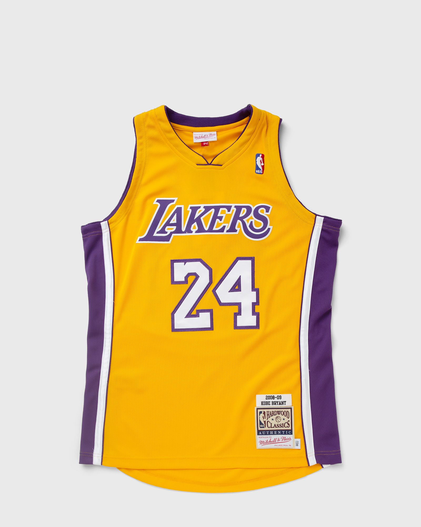 Mitchell & Ness NBA AUTHENTIC JERSEY LOS ANGELES LAKERS 2008-09 KOBE BRYANT #24 men Jerseys yellow in Größe:M von Mitchell & Ness