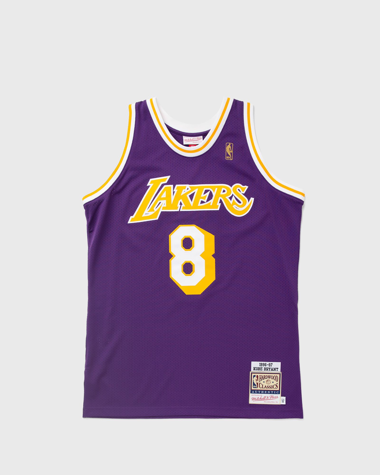 Mitchell & Ness NBA AUTHENTIC JERSEY LOS ANGELES LAKERS ROAD 1996-97 KOBE BRYANT #8 men Jerseys purple in Größe:L von Mitchell & Ness