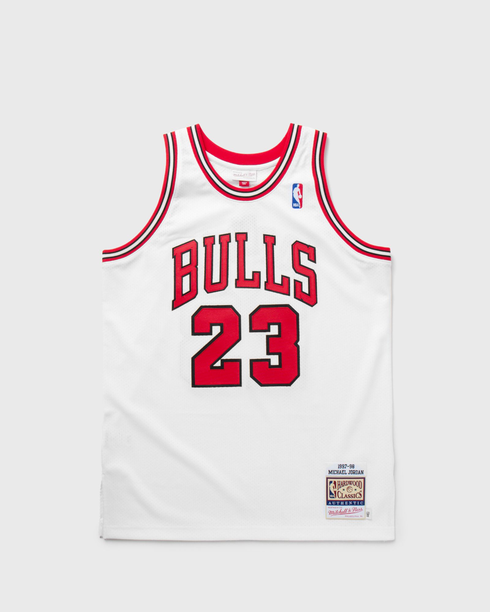 Mitchell & Ness NBA Authentic Jersey Chicago Bulls Home 1997-98 Michael Jordan #23 men Jerseys white in Größe:M von Mitchell & Ness