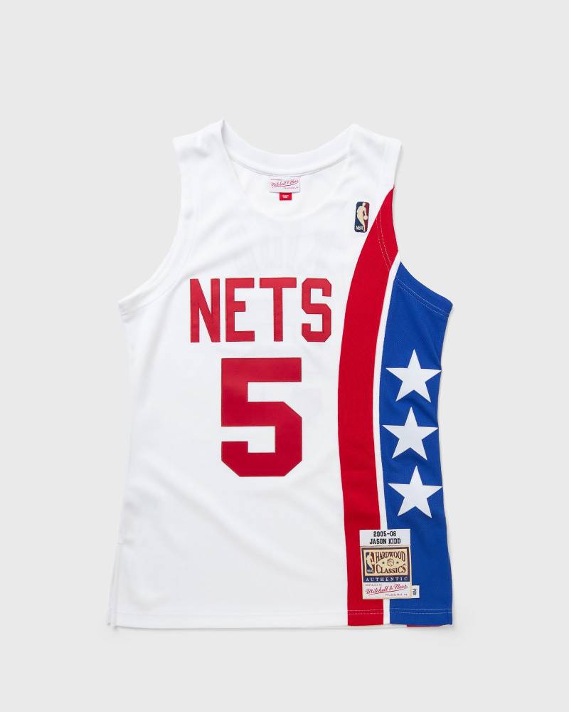 Mitchell & Ness NBA Authentic Jersey New Jersey Nets Alternate 2005-06 Jason Kidd #5 men Jerseys white in Größe:XXL von Mitchell & Ness
