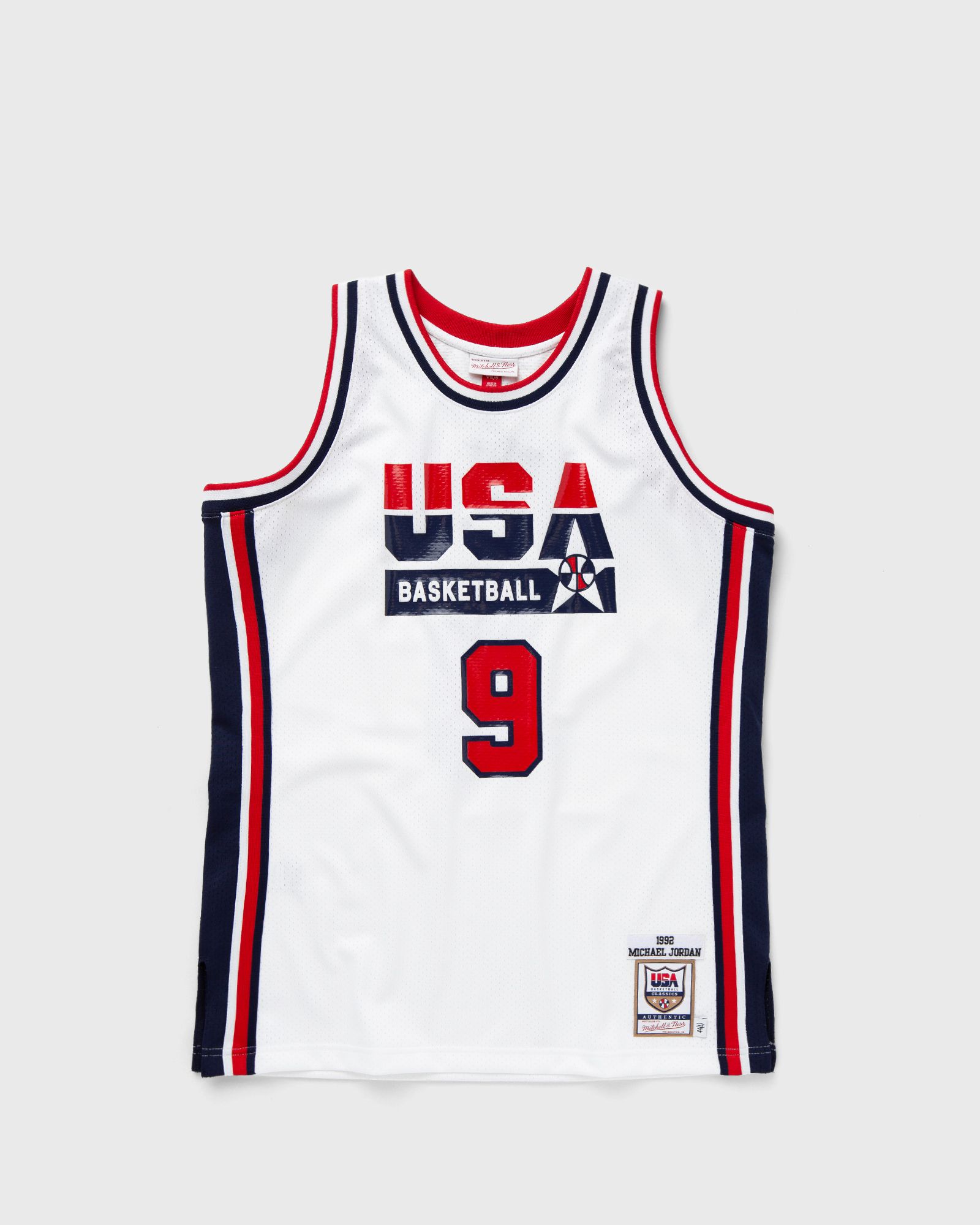 Mitchell & Ness NBA Authentic Jersey Team USA 1992 Michael Jordan #9 men Jerseys white in Größe:S von Mitchell & Ness
