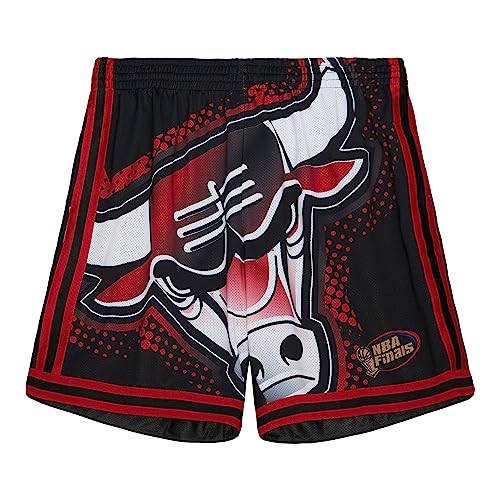 Mitchell & Ness NBA Big Face 7.0 Fashion Shorts - Chicago Bulls, M von Mitchell & Ness