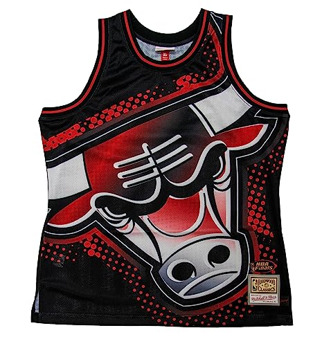 Mitchell & Ness NBA Big Face 7.0 Fashion Tank - Chicago Bulls, L von Mitchell & Ness