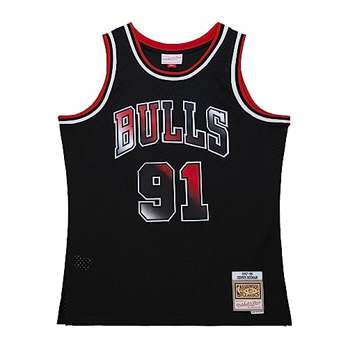 Mitchell & Ness NBA Big Face 7.0 Swingman Jersey - Chicago Bulls 1997 - Dennis Rodman, M von Mitchell & Ness