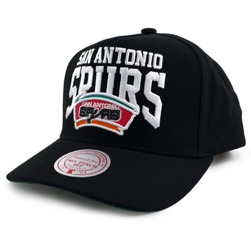 Mitchell & Ness NBA Big Time Pro Snapback Cap San Antonio Spurs Black von Mitchell & Ness