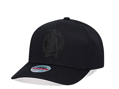 Mitchell & Ness NBA Black/Black Logo Snapback Cap Boston Celtics von Mitchell & Ness