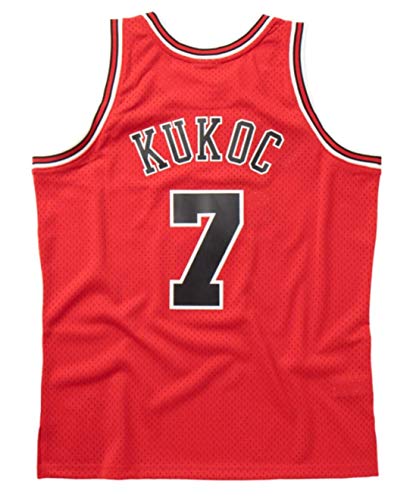 Mitchell & Ness NBA Chicago Bulls Toni Kukoc Swingman Trikot Herren rot/schwarz, L von Mitchell & Ness