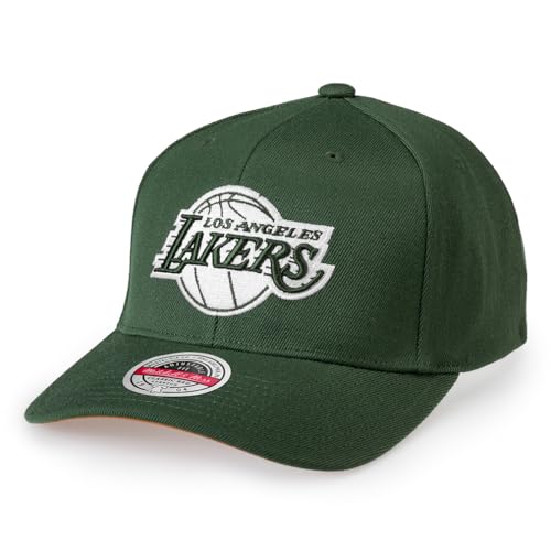 Mitchell & Ness NBA Classic Red Snapback Cap Los Angeles Lakers Green/Sand von Mitchell & Ness