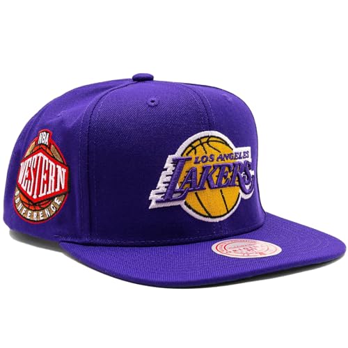 Mitchell & Ness NBA Conference Patch Snapback - Los Angeles Lakers von Mitchell & Ness