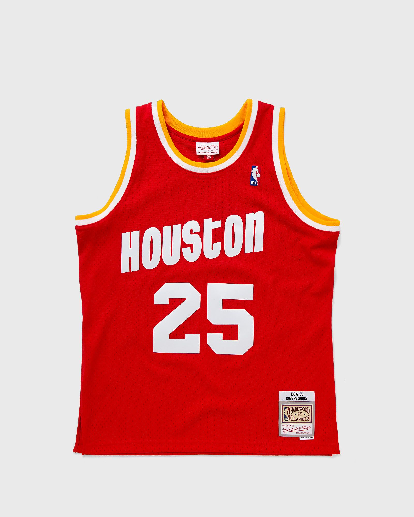 Mitchell & Ness NBA DARK JERSEY HOUSTON ROCKETS 1994-95 ROBERT HORRY #25 men Jerseys red in Größe:L von Mitchell & Ness